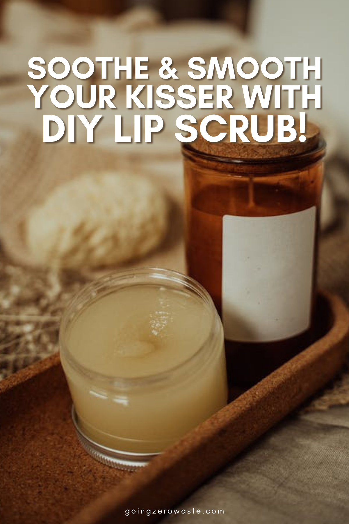 Exfoliating DIY Lip Scrub – Going Zero Waste